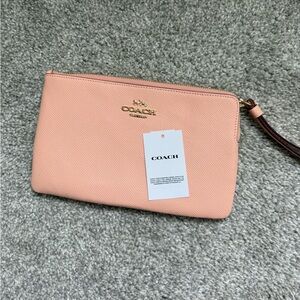 Coach wristlet - light pink